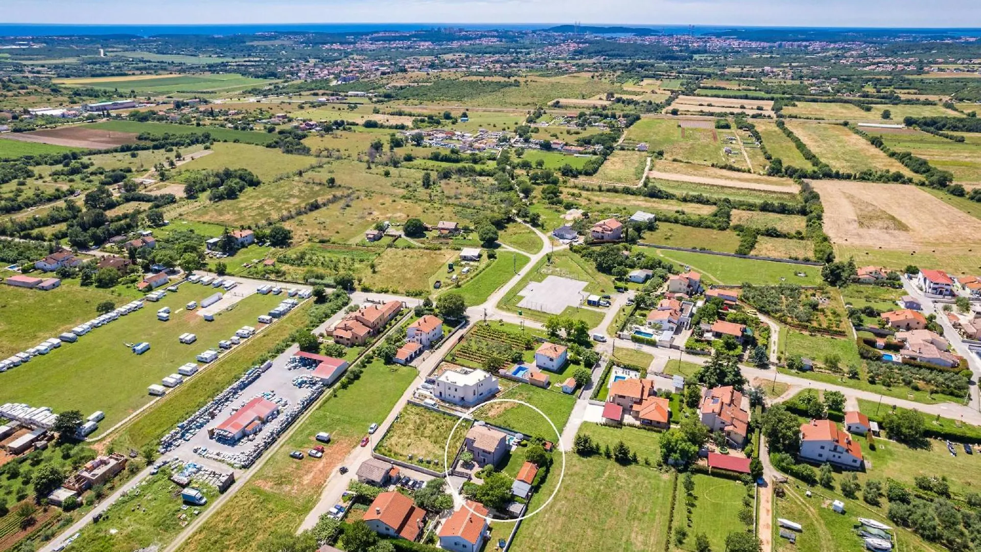 Villa Roma Near Pula For 6 People With Private Pool location